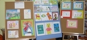 Ilustracja do artykułu: Wystawa pokonkursowa w sadkowskiej bibliotece. 
