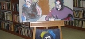 Ilustracja do artykułu: Wystawa w sadkowskiej bibliotece.