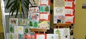 Ilustracja do artykułu: Wystawa prac plastycznych w Urzędzie Gminy