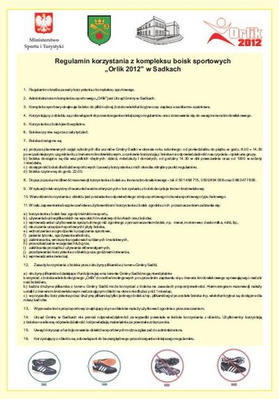 Regulamin boiska "Orlik"