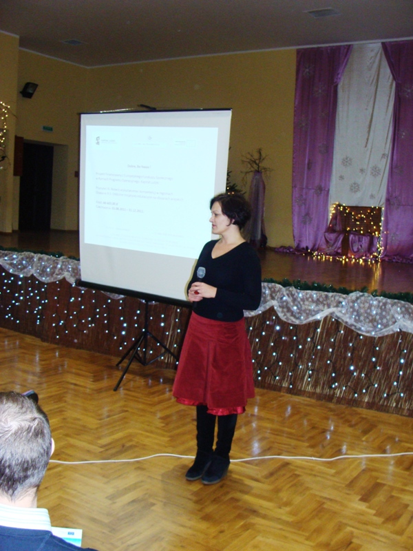 Konferencja podsumowująca na zakończenie projektu zdjęcie 3 Konferencja podsumowująca na zakończenie projektu zdjęcie 3