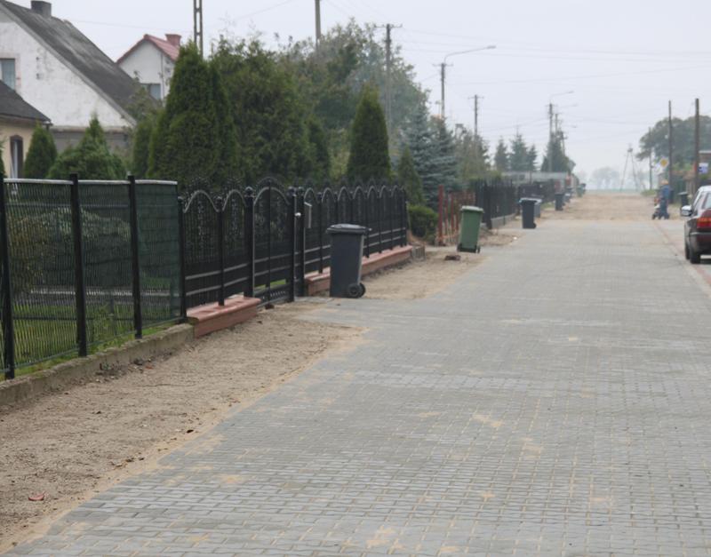 Przebudowa ul. Spółdzielców w Sadkach - etap I