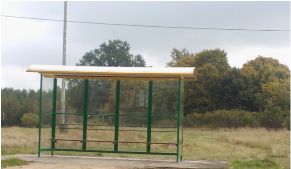 Zakup wiaty autobusowej w Samostrzelu